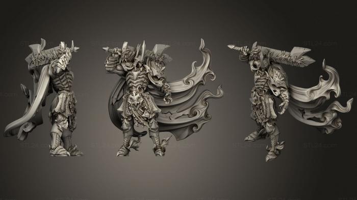 Military figurines (King, STKW_1308) 3D models for cnc